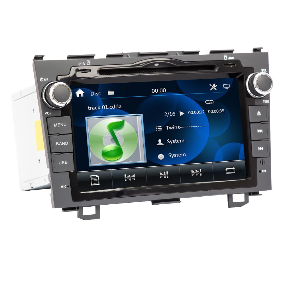Eunavi 2 Din 8'' Car dvd player GPS Navi For Honda CRV 2006 2007 2008 2009 2010 2011 Stereo Radio Video touch screen SWC RDS