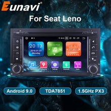 Load image into Gallery viewer, Eunavi 1 Din Android 9.0 Car Radio DVD Multimedia Player For Seat Leno GPS Navigation Stereo WIFI Autoradio one din headunit