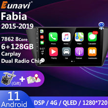 Load image into Gallery viewer, Eunavi 4G 1280*720 2 Din Android 11 Car Radio Multimedia Player For Skoda Fabia 2015 2016 - 2019 Autoradio DVD GPS Head unit