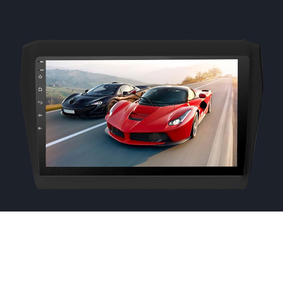 Eunavi 9'' 2 Din Car Radio Stereo for SUZUKI SWIFT 2017 Double 2DIN Multimedia GPS 8 CORES 4G 64GB TDA7851 Audio Android 10