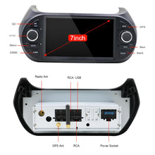 Load image into Gallery viewer, Eunavi 1din Car radio stereo Multimedia Android 10 For FIAT/Fiorino/Qubo/Citroen/Nemo/Peugeot/Bipper GPS Navigation RDS wifi