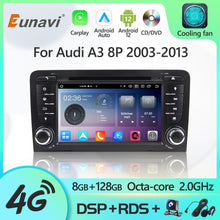 Load image into Gallery viewer, Eunavi Android 12 7862c Car Radio DSP Multimedia Player For Audi A3 8P 2003-2013 Autoradio Video GPS Navigation Carplay 4G IPS
