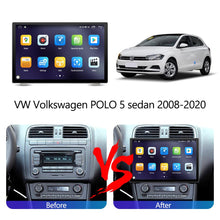Load image into Gallery viewer, Eunavi 7862 13.1inch 2din Android Radio For VW Volkswagen POLO 5 sedan 2008-2020 Car Multimedia Video Player GPS Stereo 8Core 2K
