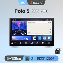 Load image into Gallery viewer, Eunavi 7862 13.1inch 2din Android Radio For VW Volkswagen POLO 5 sedan 2008-2020 Car Multimedia Video Player GPS Stereo 8Core 2K