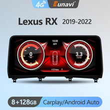 Load image into Gallery viewer, Eunavi 12.3 Car Video Player CARPLAY For Lexus Rx450h RX200t RX350 RX300 RX 450H 2020 GPS Navigation 1920*720 Stereo Android 11