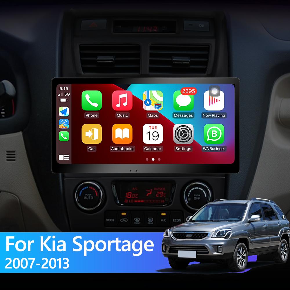 Eunavi 4G Carplay 2 Din Android Auto Radio For Kia Sportage 2007-2013 Car Multimedia Video Player GPS Stereo 2din 1920*860P
