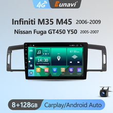 Load image into Gallery viewer, Eunavi Android 11 7862c Car Radio Multimedia Player For Infiniti M35 M45 2006-2009 Nissan Fuga GT450Y50 2005-2007 GPS Navigation