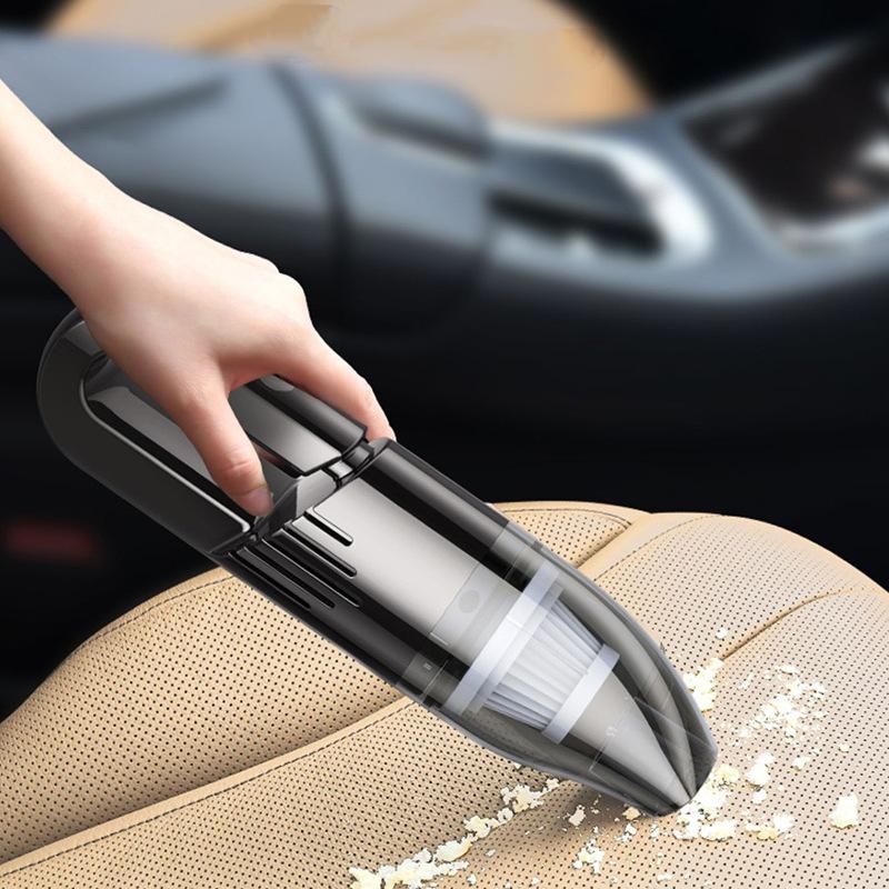 Car vacuum cleaner USB charging wireless use vacuum cleaner portable car home dual-use wet and dry vacuum cleaner high power