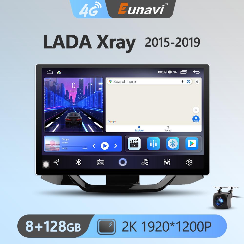 Eunavi 7862 8Core 2K 13.1inch 2din Android Radio For LADA X ray Xray 2015 - 2019 Car Multimedia Video Player GPS Stereo