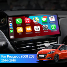 Load image into Gallery viewer, Eunavi 2din Car Multimedia Video Player For Peugeot 2008 208 2014 - 2018 Android 10 Navigation GPS QLED 1920*860P 4G Carplay
